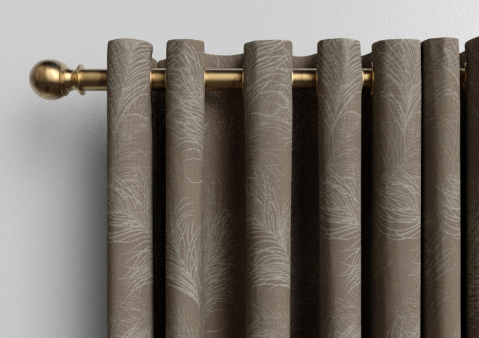 Feather, Coffee - Made to Measure Curtains - Image 12